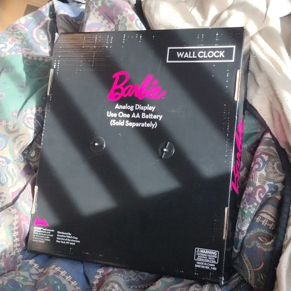 Barbie Analog Display Wall Clock
